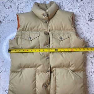 ** Vintage** The North Face Ladies Tan and Orange Puffer Vest